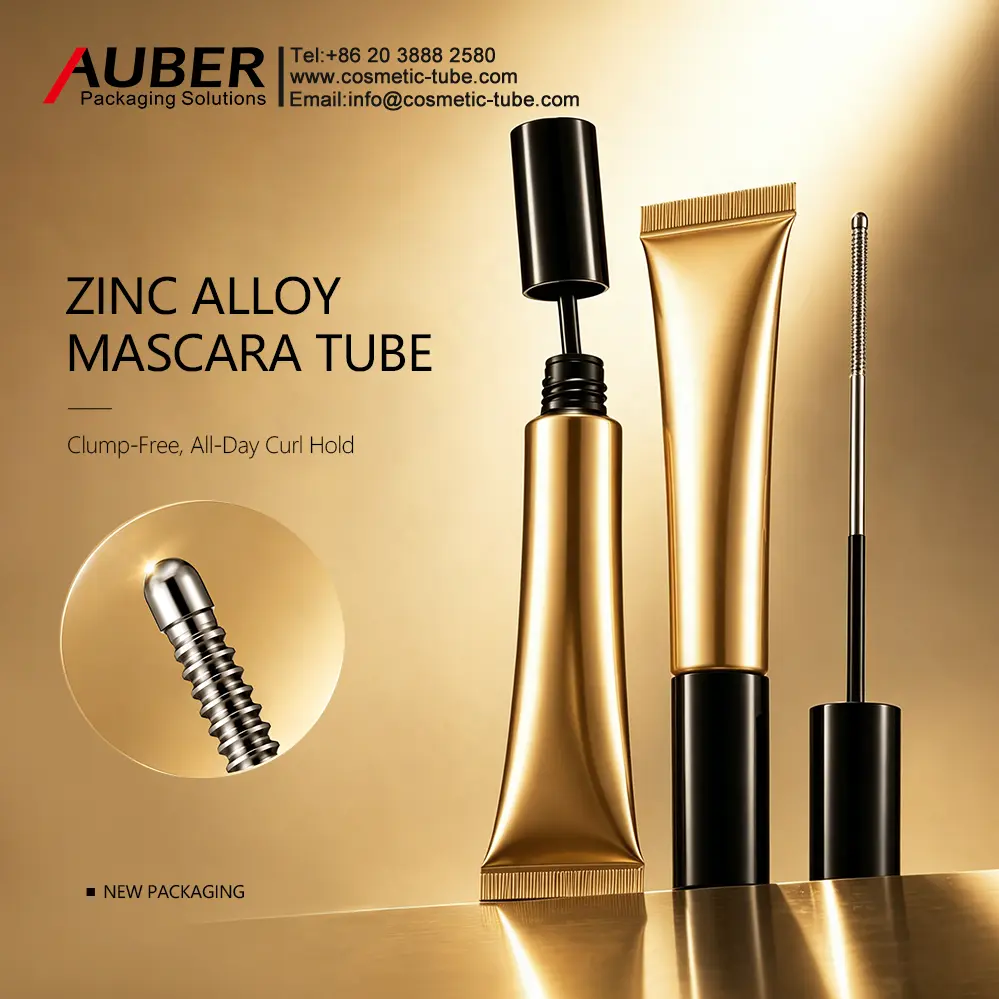 Auber mascara tube zinc alloy metal tip